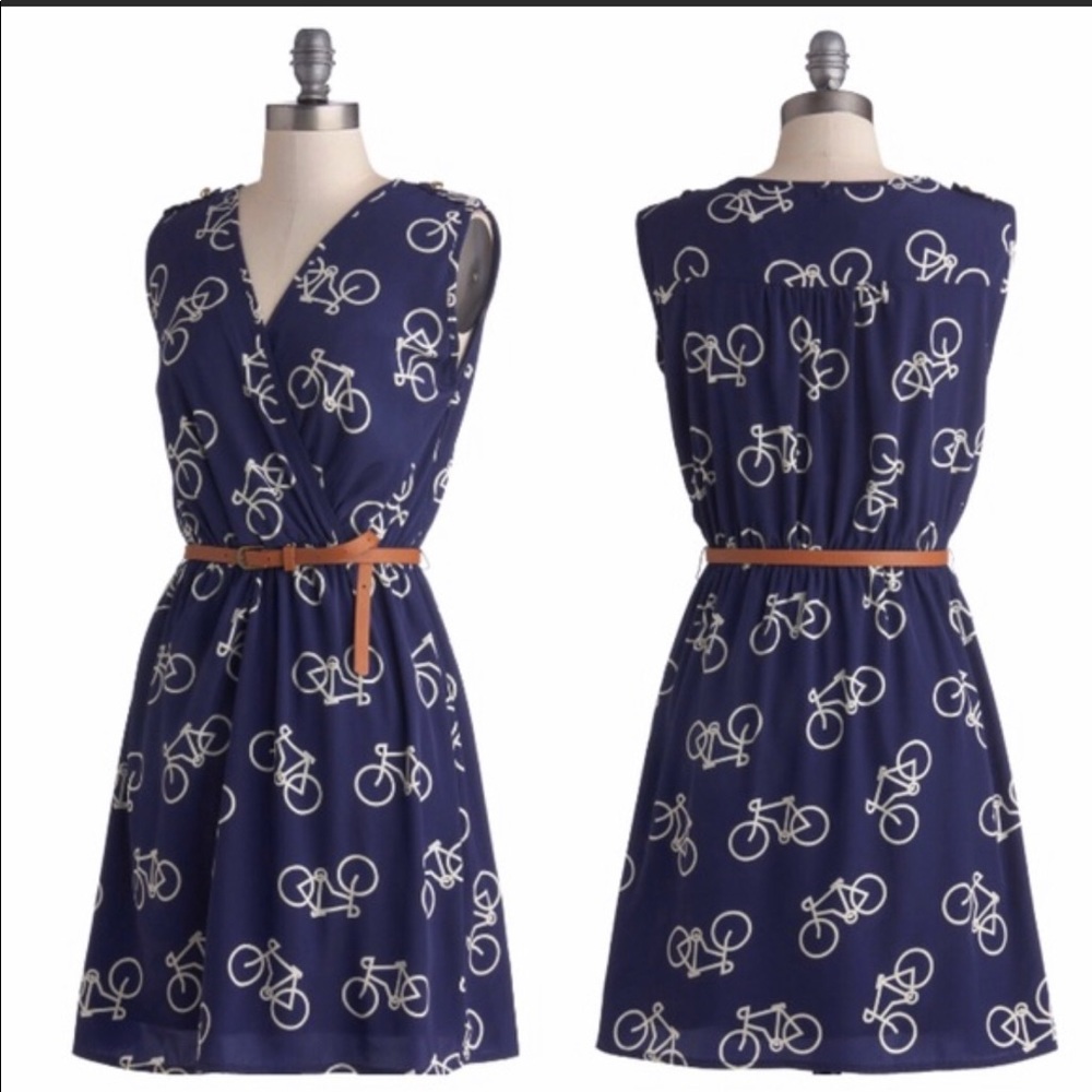 ISO!!! Ride Here Right Now Bicycle print dress
